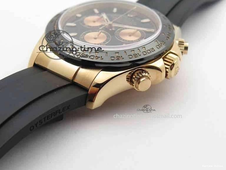 0511 Daytona 116515 Noob 1:1 Best Edition Black RG Dial On Black Rubber Strap A7750 (Free Extra Strap) ZipUp 3743